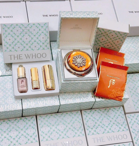 [THE HISTORY OF WHOO] Cheongidan Radiant Essence Cushion No.21 Set - Nanagin