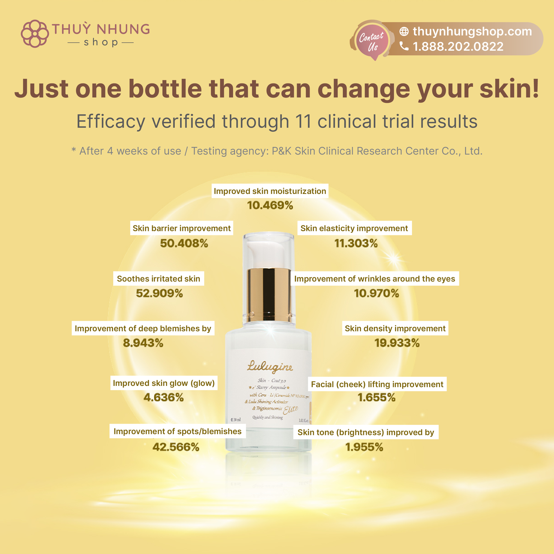 [LULUGINE] Skin Coat3.0 Starry ampoule - Nanagin