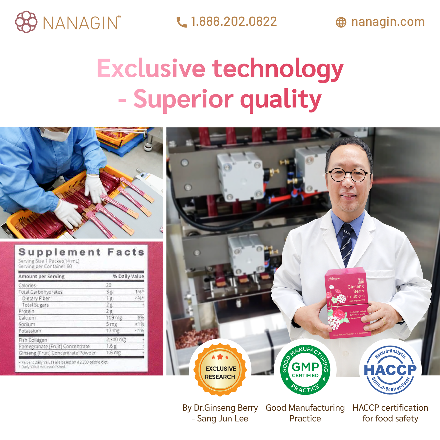 Ginseng Berry Collagen Drink - Nanagin