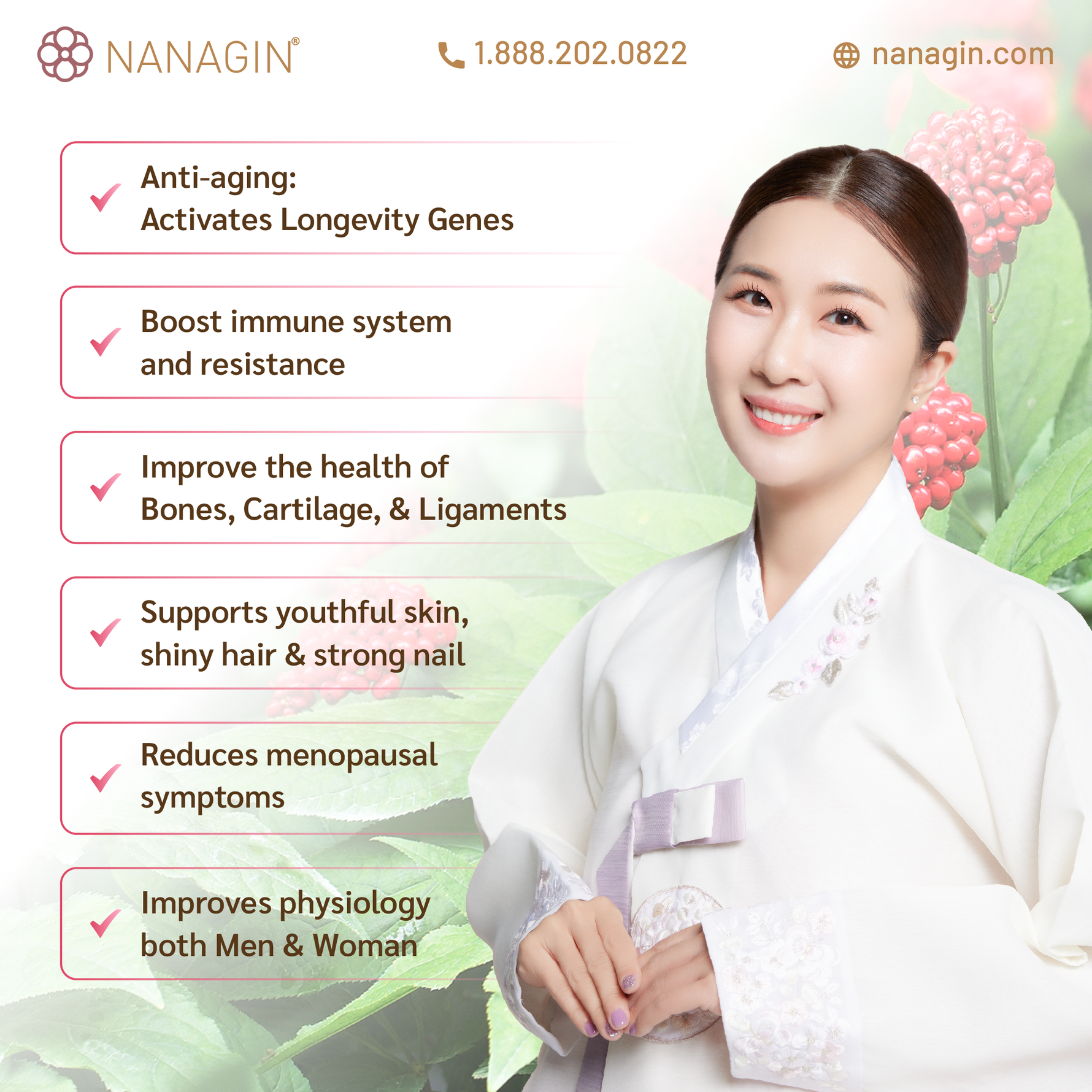 Ginseng Berry Collagen Drink - Nanagin