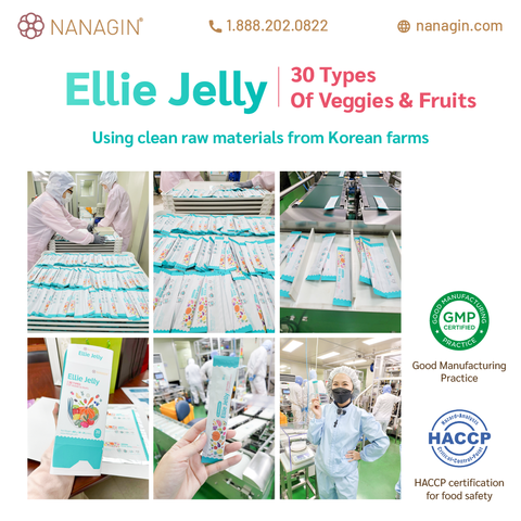 Ellie Jelly - 30 Types of Veggies & Fruits - Nanagin