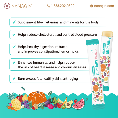 Ellie Jelly - 30 Types of Veggies & Fruits - Nanagin