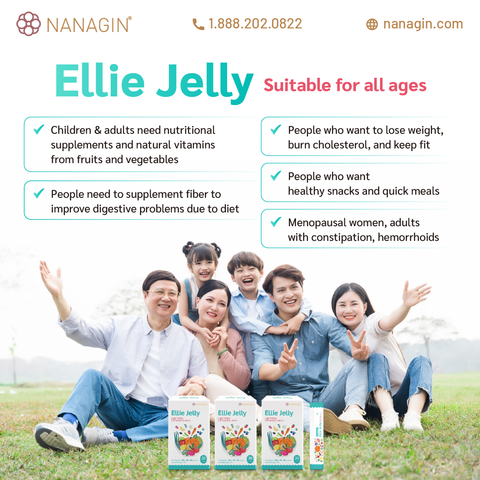 Ellie Jelly - 30 Types of Veggies & Fruits - Nanagin