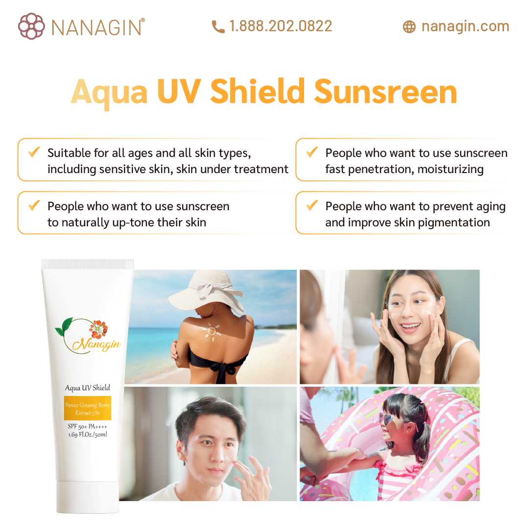 Aqua UV Shield Sun Cream - Nanagin