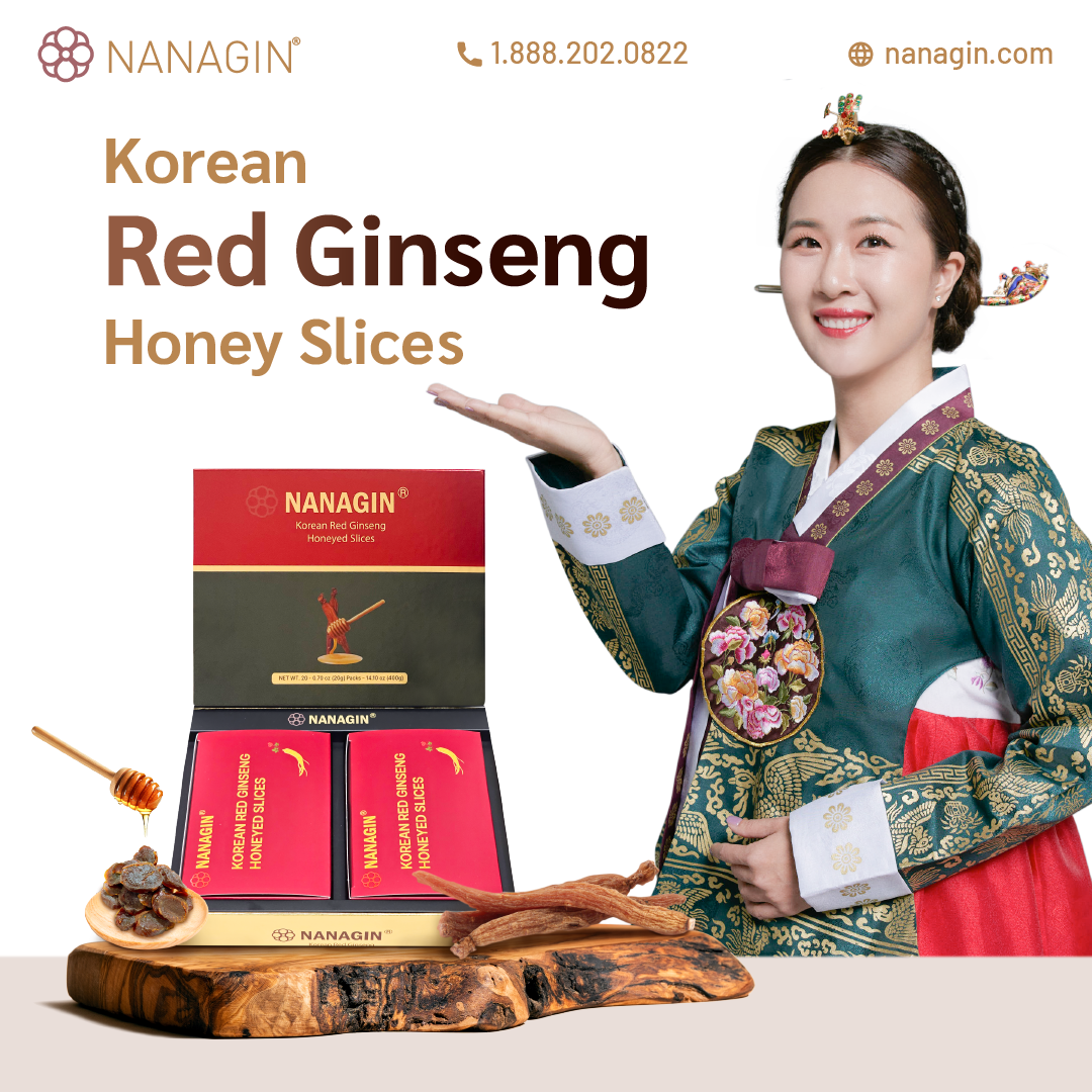 Korean Honey Red Ginseng Slices - Nanagin