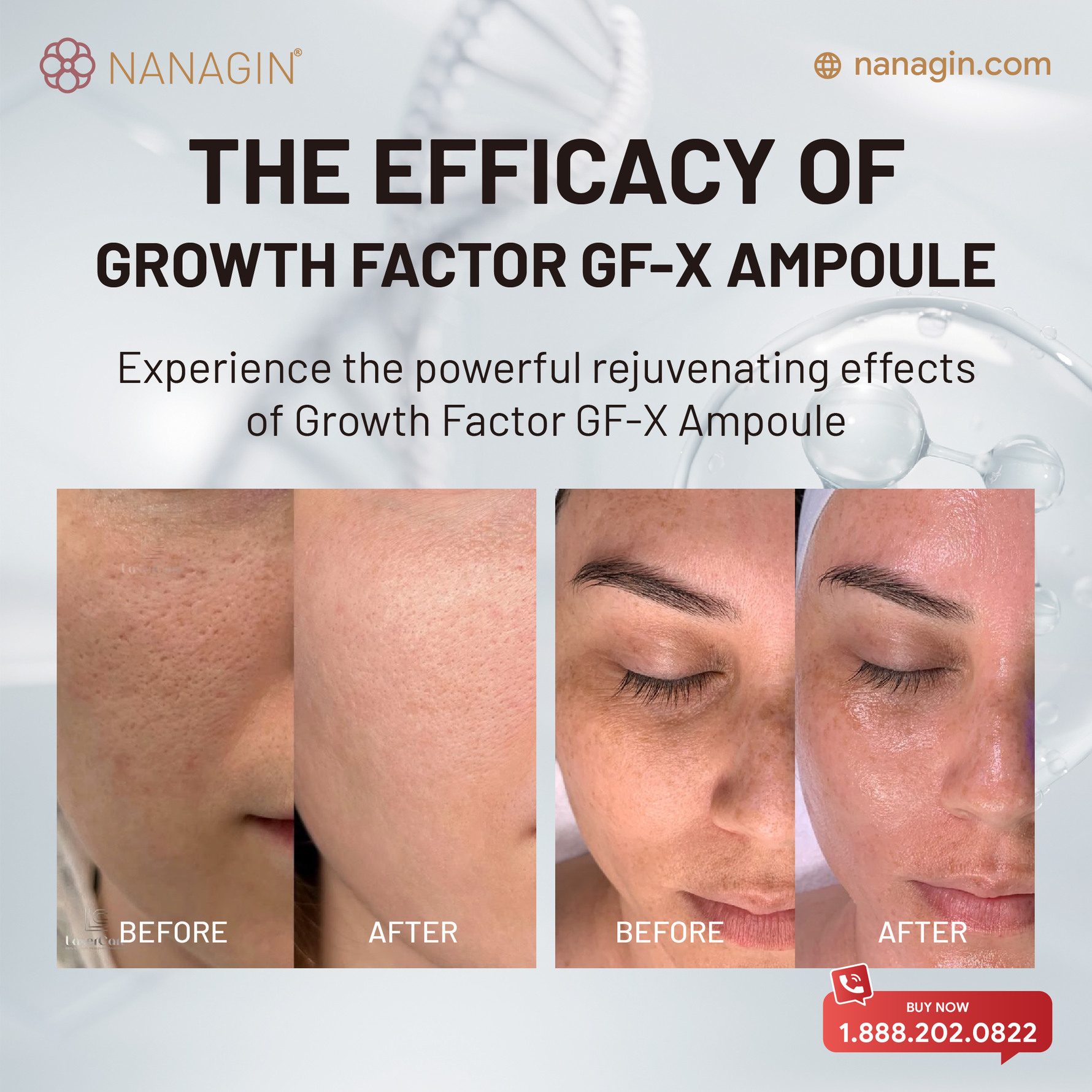 GF-X Growth Factors Ampoule - Nanagin