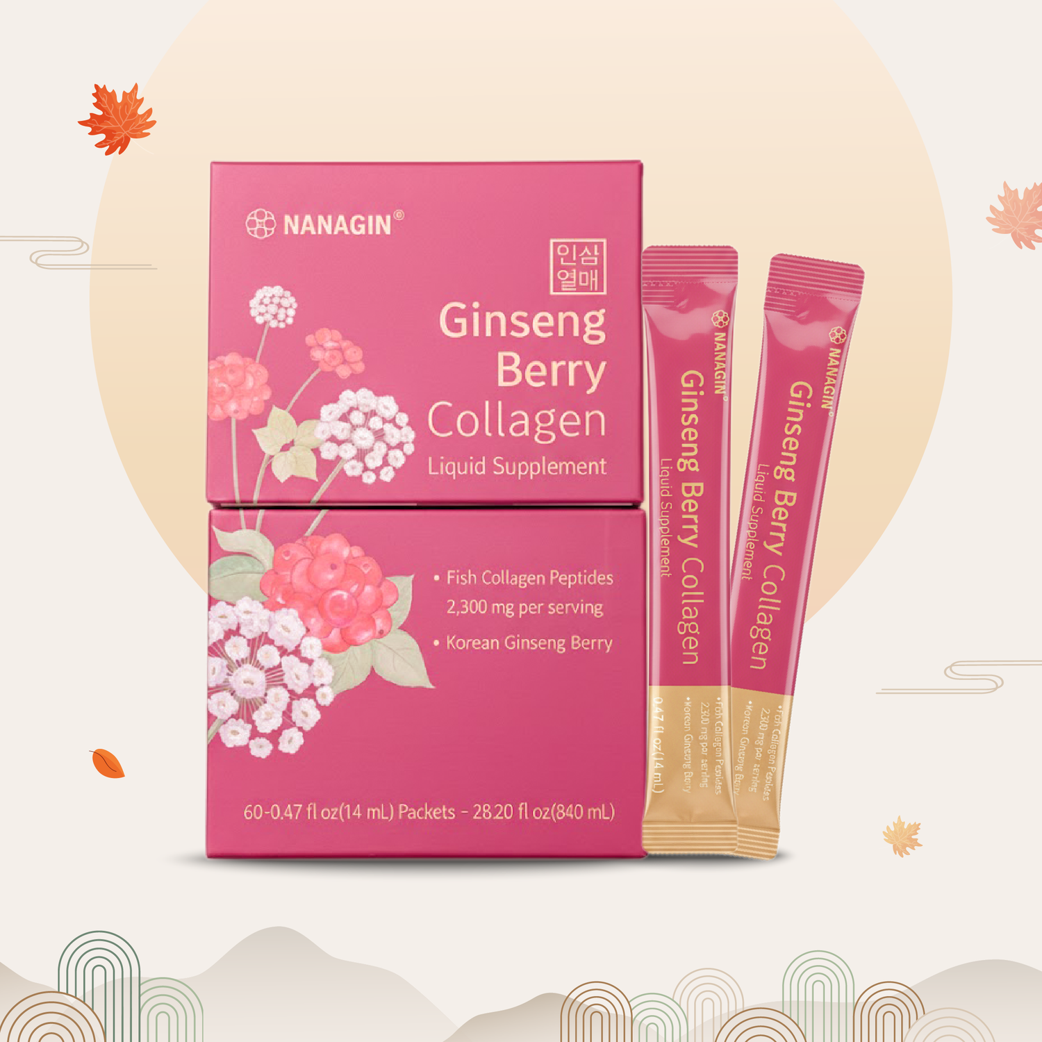 Ginseng Berry Collagen Drink - Nanagin