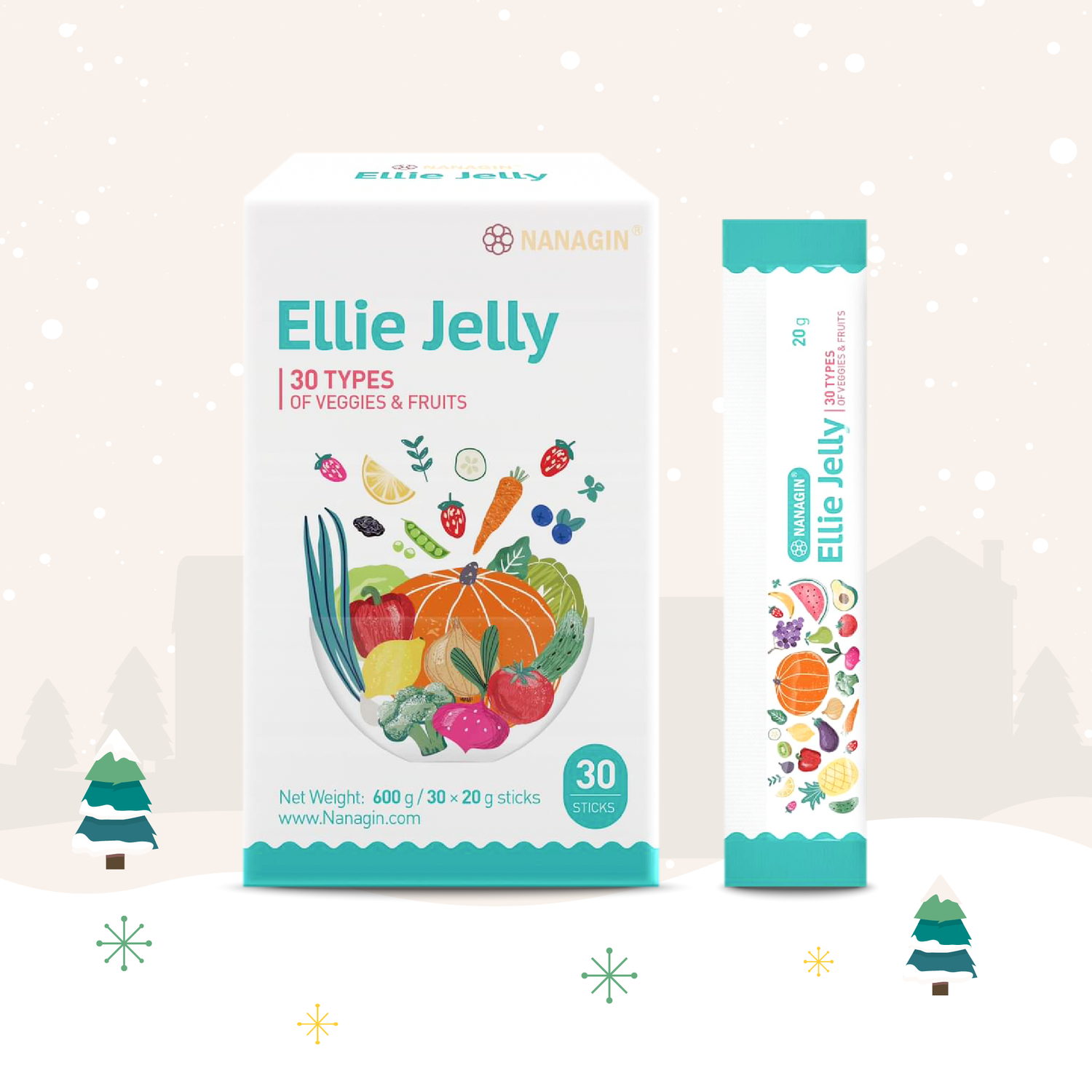 Ellie Jelly - 30 Types of Veggies & Fruits