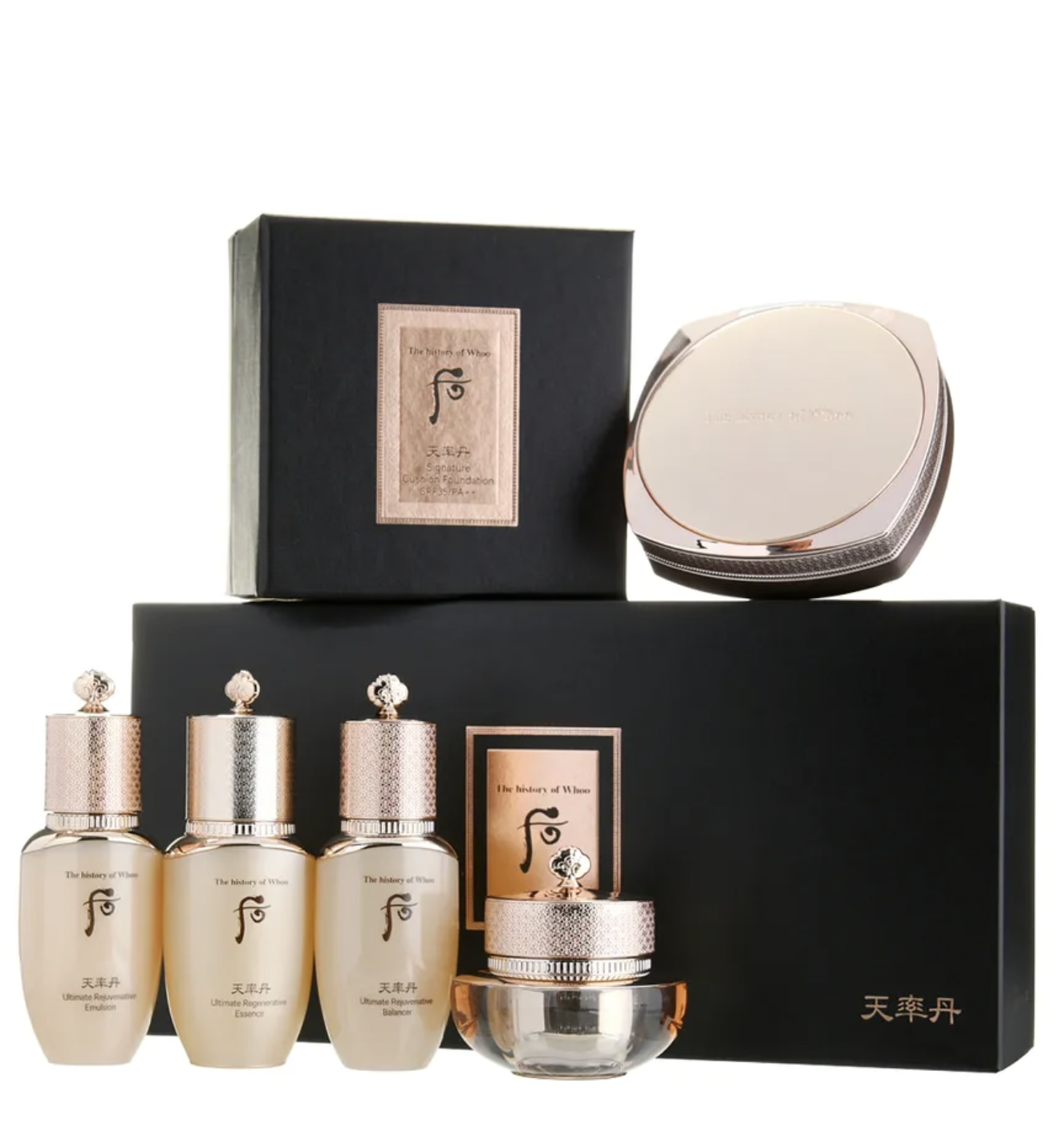 [THE HISTORY OF WHOO] Cheonyuldan Signature Cushion Foundation Special Set No.21 - Nanagin