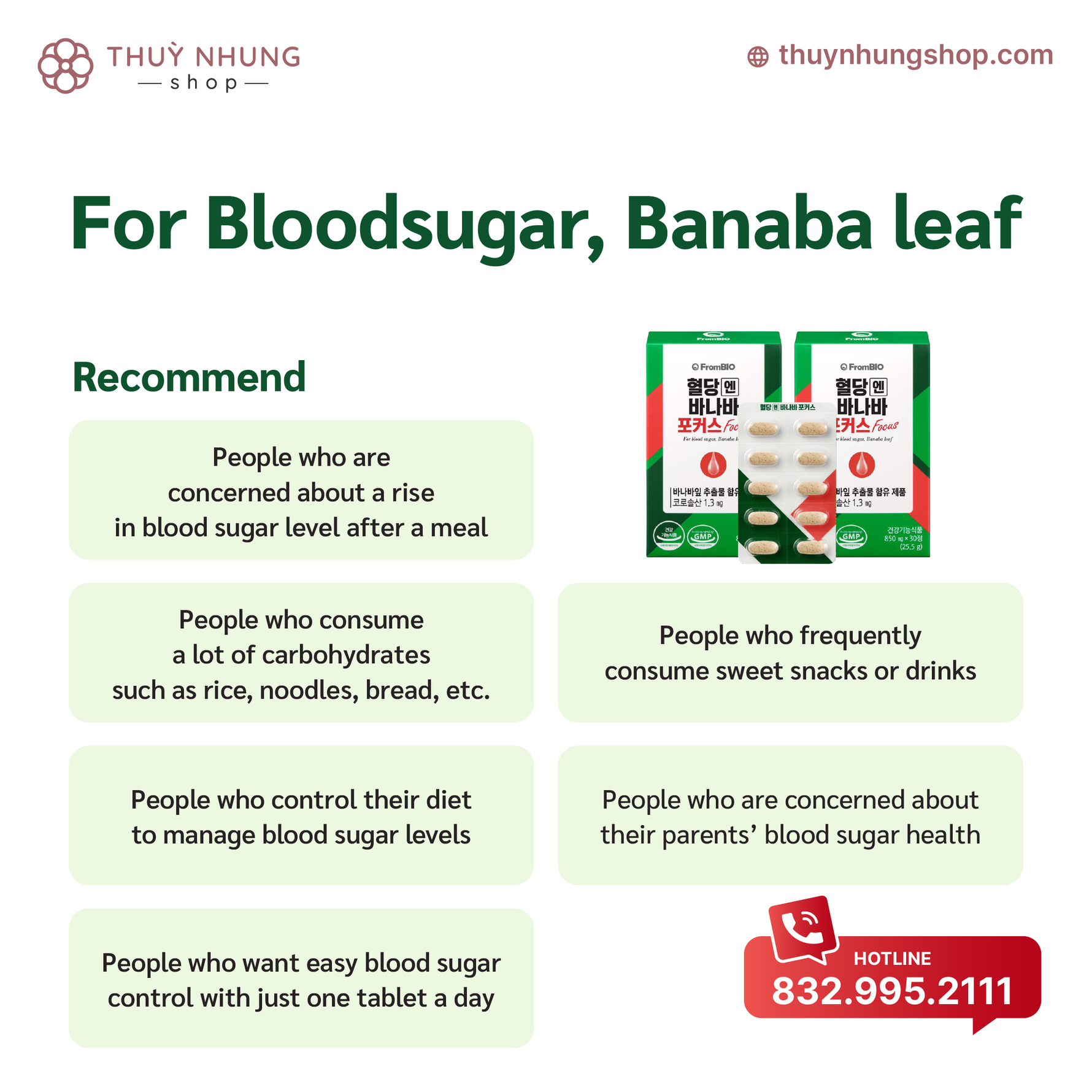 [FromBIO] Banaba Leaf for Blood sugar - Nanagin