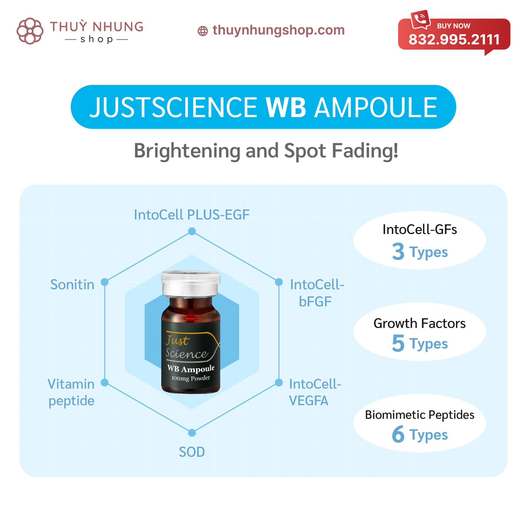 [ Bio FD & C]  WB AMPOULE FOR BRIGHTENING - Nanagin