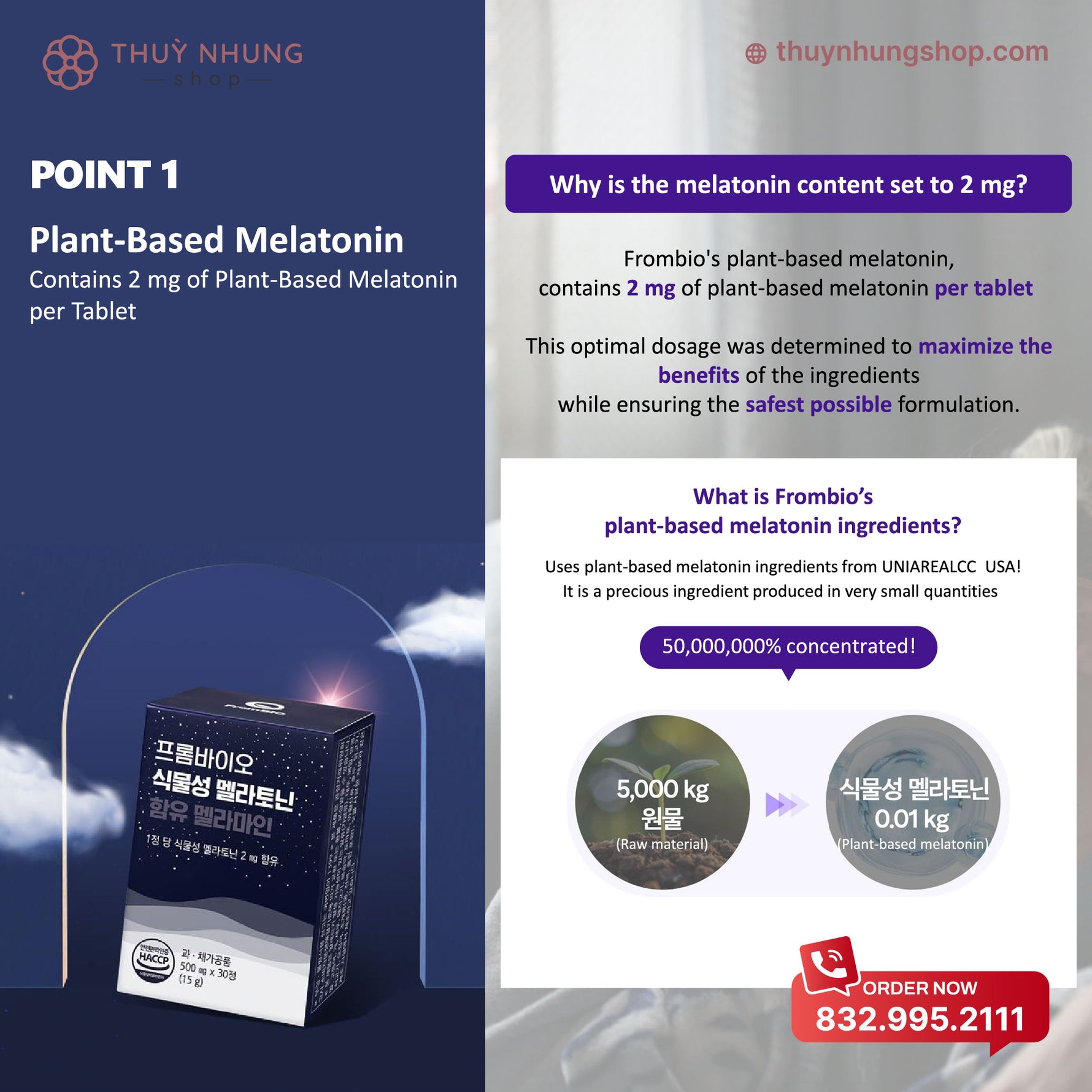 [FromBIO] Plant Based Melatonin - Nanagin