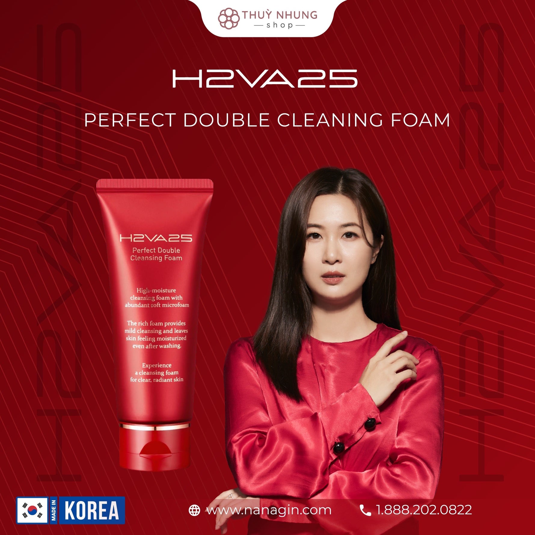 [H2VA25] Perfect Double Cleansing Foam - Nanagin