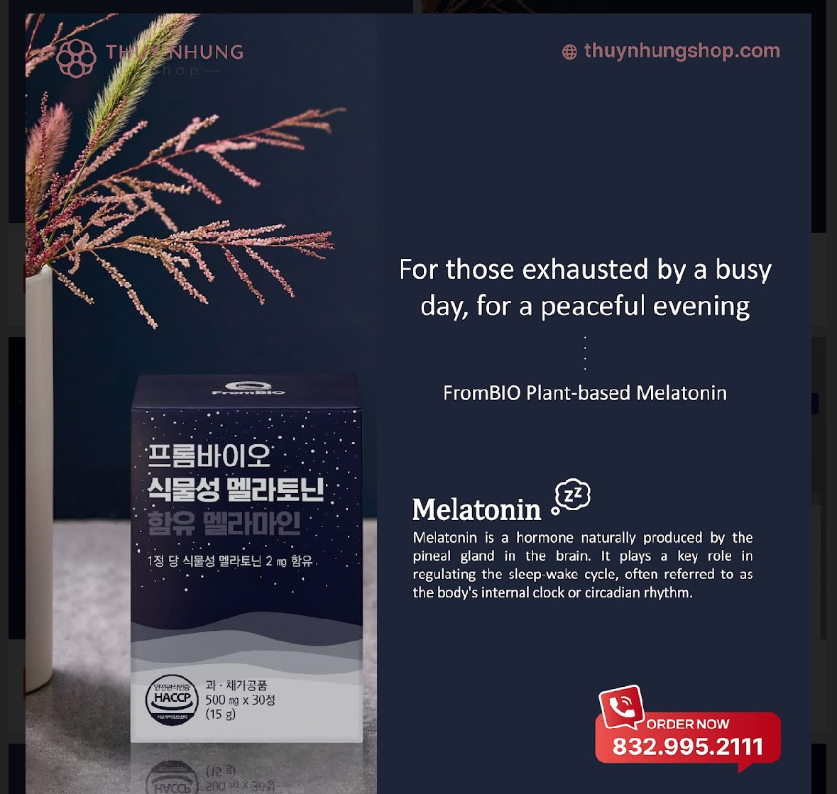 [FromBIO] Plant Based Melatonin - Nanagin