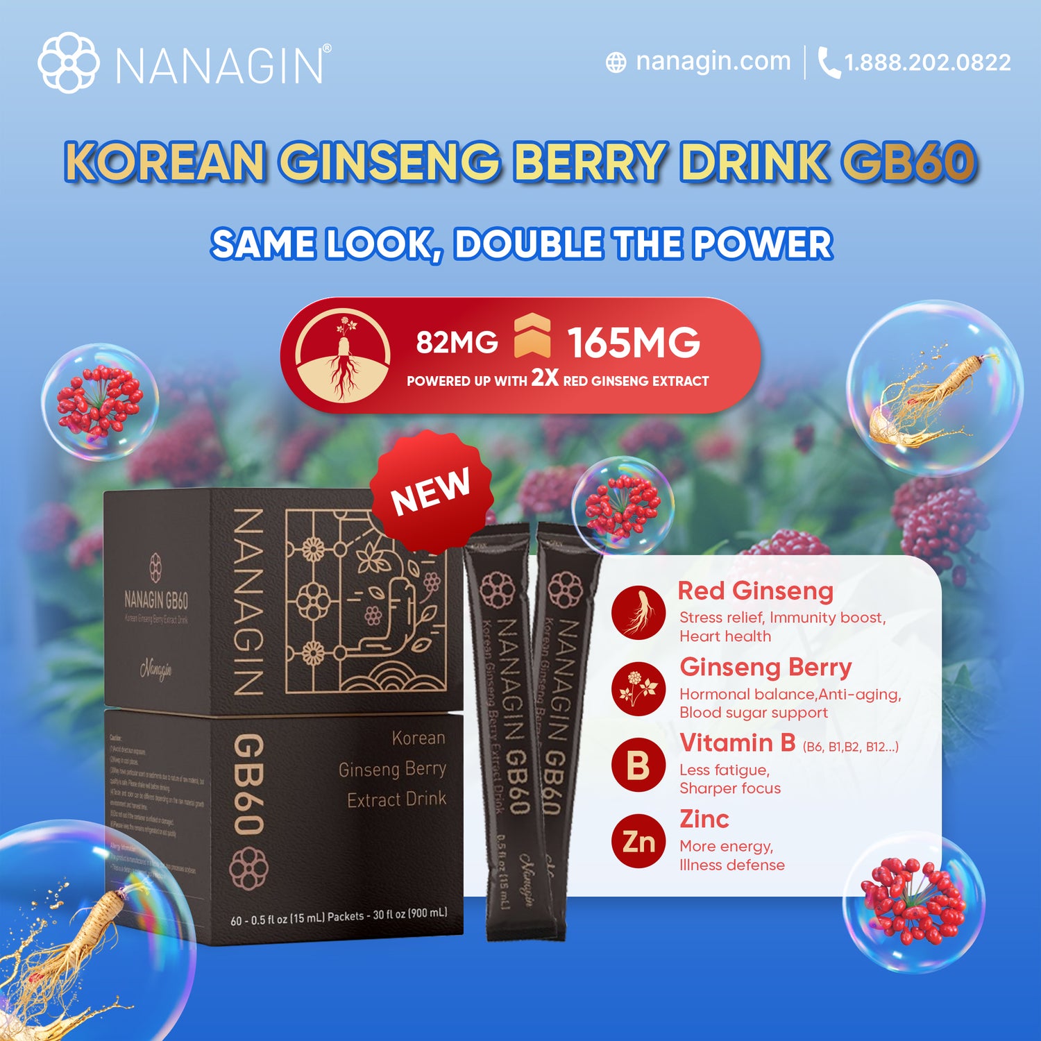 Korean Ginseng Berry Drink Extract COMING SOON - Nanagin